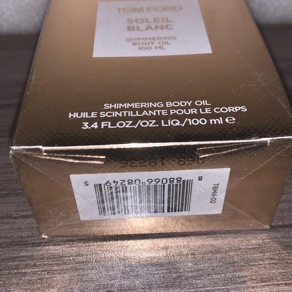 Tom Ford New/Sealed in Box Soleil Blanc Shimmering Body Oil Rose Gold - Picture 4 of 6